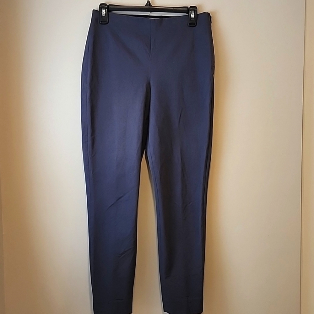 Everlane Bi-Stretch Work Pant Side Zip Mid-Rise Slim Leg 4 Way Stretch size 6